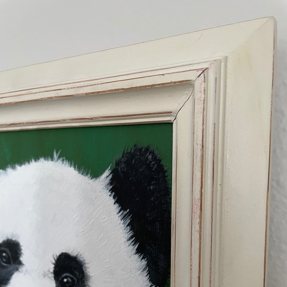 Original Oil Panda Painting - Picture 3 of 7